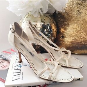 Manolo Blahnik 3.5 inch signature Strappy heels